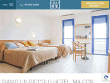 Tablet Screenshot of piccolohotelravenna.it